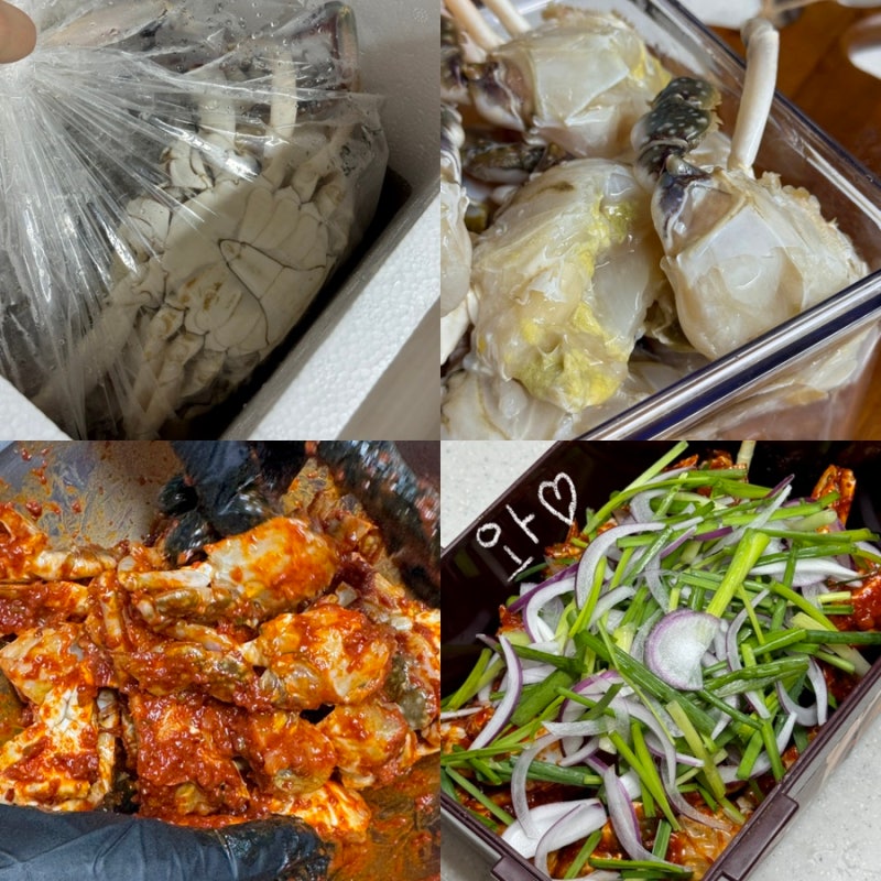 농라 후기 | 청춘수산 꽃게 수율•가격•꽃게무침 황금레시피•꽃게 껍질 버리는 방법까지