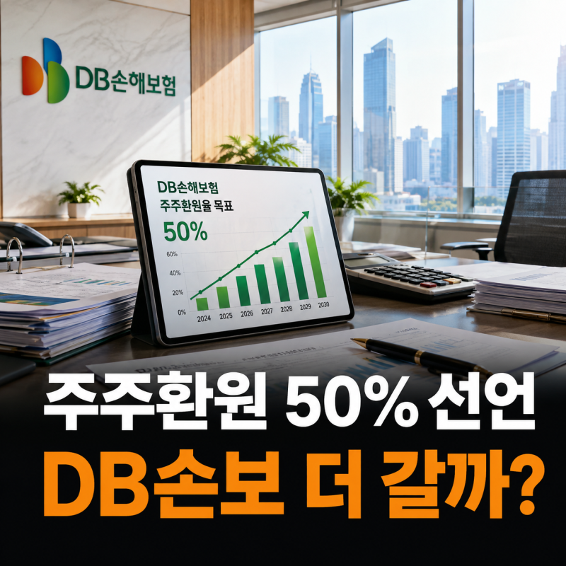 배당 매년 10% 늘린다는데…DB손해보험 주가 어디까지?