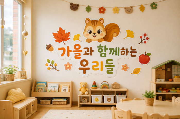 [가을 환경판 도안] 아이들과 함께 꾸미는 가을 교실