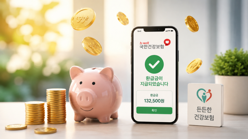 국민건강보험 환급금 조회 방법｜본인부담상한제 환급금 신청 꿀팁