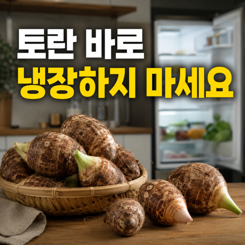 토란 사 오자마자 냉장고에 넣지 마세요, 손질 전후 보관법이 다릅니다