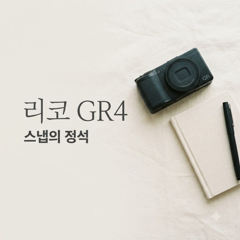 리코 GR4 출시일 가격 스펙 총정리 GR IV 모노크롬 차이점