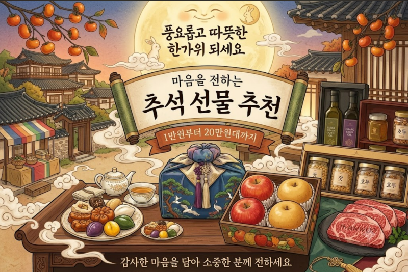 [2026 추석] 실패 없는 가격대별 추석 선물세트 추천 (1만원대~20만원대 프리미엄) | 가성비 모....