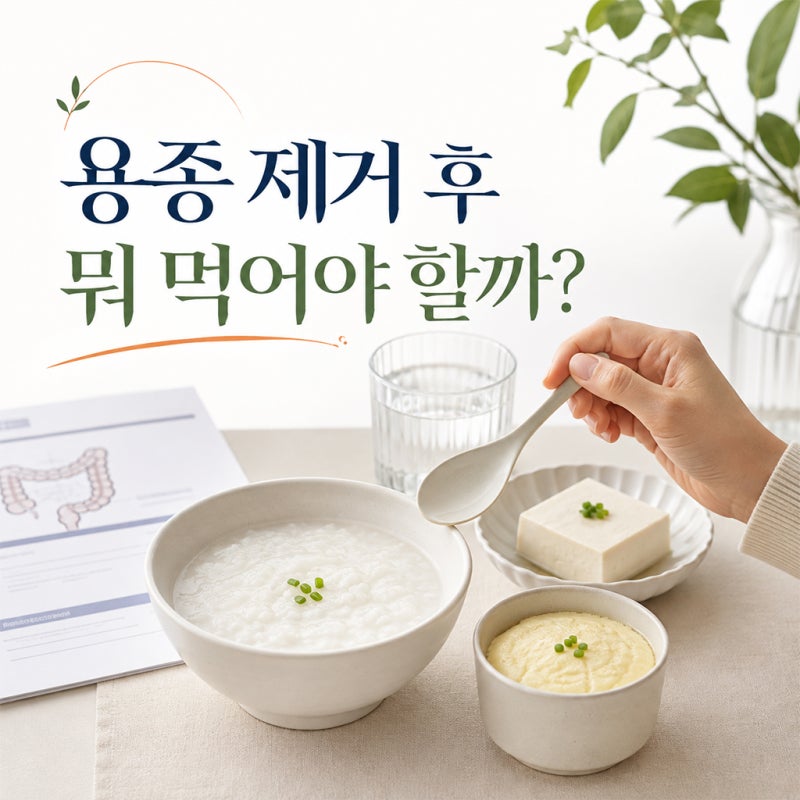 대장 용종 제거 후 뭐 먹어야 할까? 당일·다음날 음식부터 커피·술까지