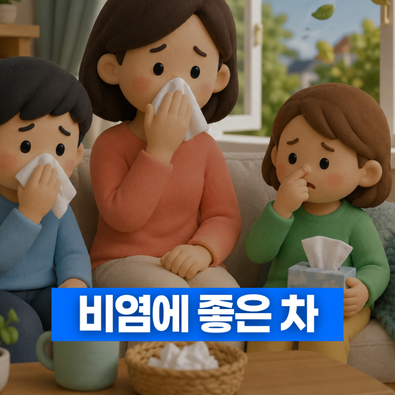 비염에 좋은 차, 신이차부터 수세미오이차까지 8가지