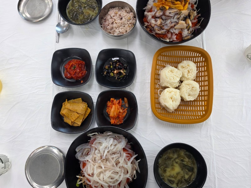 [강릉]사천물회전문 : 과일베이스 육수와 싱싱한 오징어물회가 대박인 강릉 사천진 물회 맛....