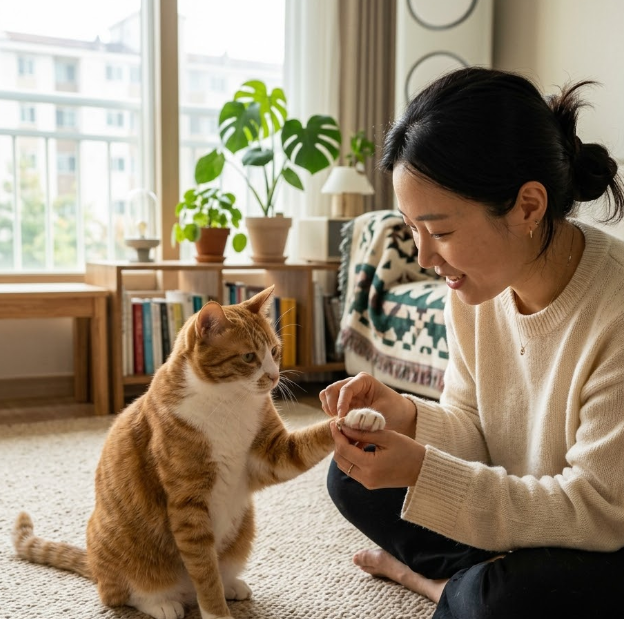 고양이 발톱 갈라짐, 정상인지 확인법