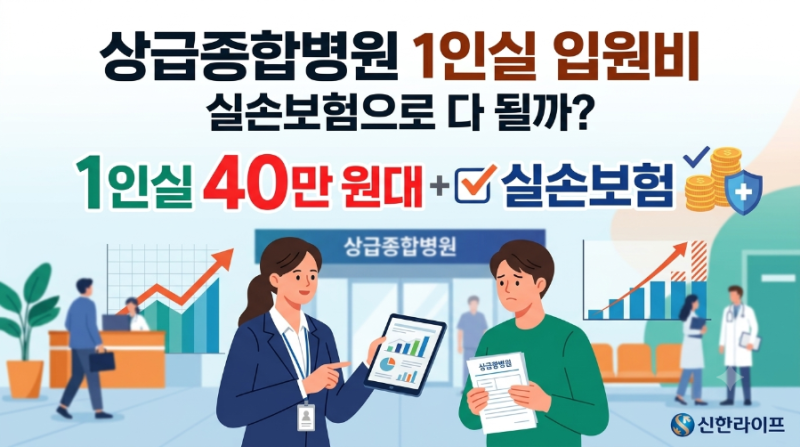 상급종합병원 1인실 입원비,실손보험로 다 될까?