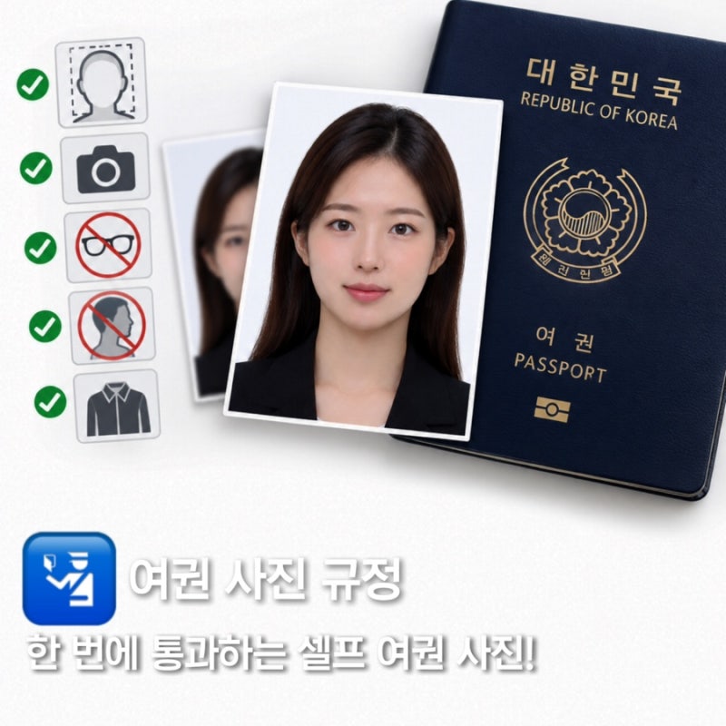 여권 사진 규정, 셀프 촬영 반려 없이 통과하는 방법