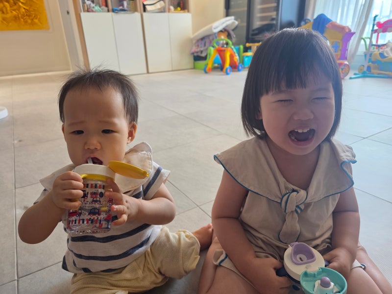 아기 영양제 두 개 같이 먹여도 돼요? 상한 넘을 뻔 (비타민D·철분 주의)