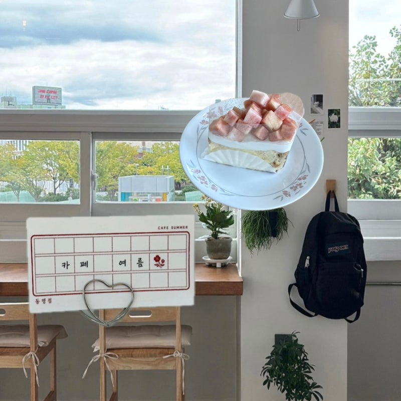 동명동 여름에 가기 좋은 카페여름 분위기 예쁜 치즈케이크 맛집