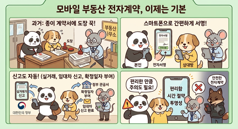 모바일 부동산 전자계약 서명, 이것만은 꼭 확인하세요