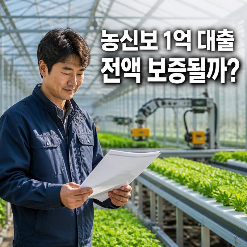 농신보 보증비율과 보증료는 얼마일까? 1억원 대출받으면 전액 보증될까? 3편