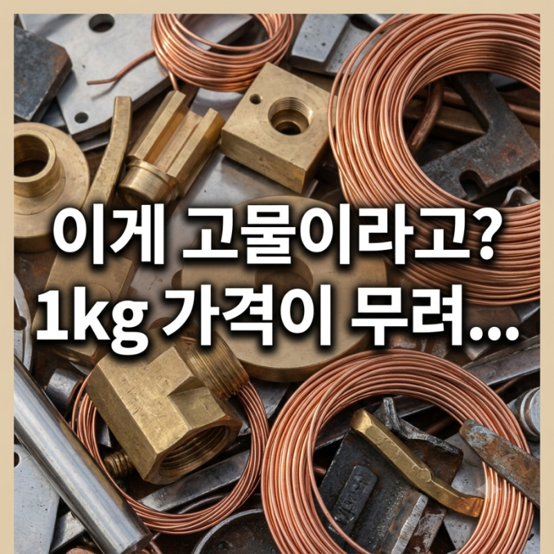 오늘 고물 시세 1kg 얼마? 구리·신주·스텐·고철 가격은