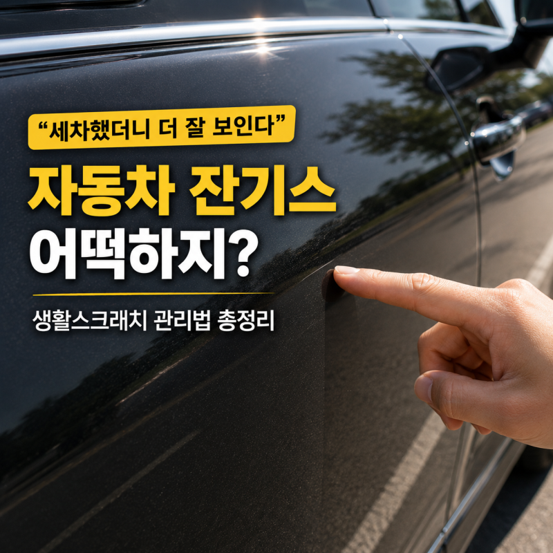 “세차했더니 더 잘 보인다” 자동차 잔기스·생활스크래치, 무조건 컴파운드 쓰면 안 됩니....