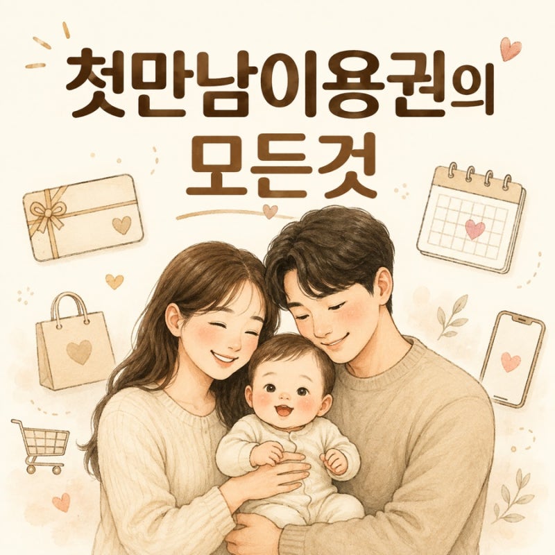 첫만남이용권의 모든것 신청방법 지급일 사용처 잔액조회 둘째까지 총정리