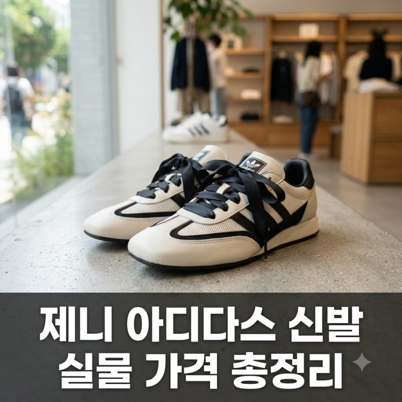 제니 아디다스 런칭 행사 신발 가격 12만 원대부터 실물 라인업 총정리