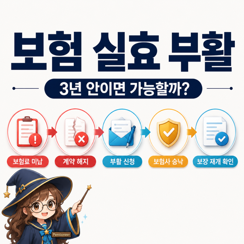 보험 실효 부활, 3년 안이면 가능할까? 보험금 청구까지 확인