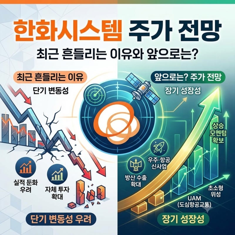 한화시스템 주가 전망, 최근 주가가 흔들리는 이유와 앞으로는?