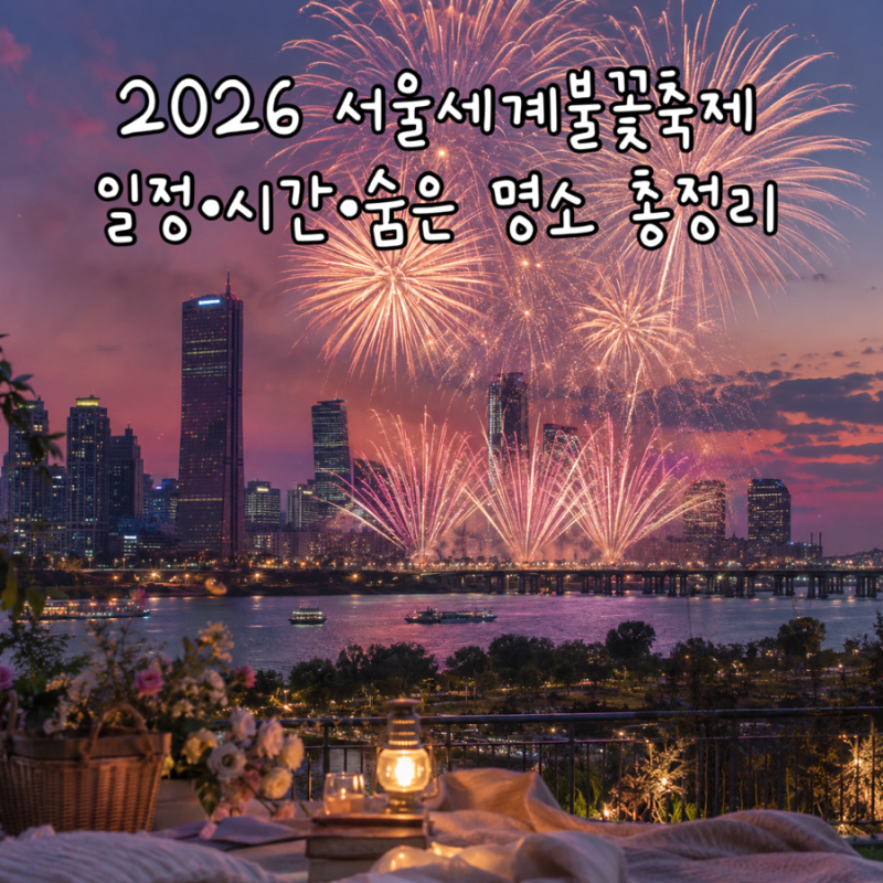 [2026 여의도 서울세계불꽃축제] 30분 전 가도 구경 가능한 숨은 명당 소개 | 일정·시간·장소 ....
