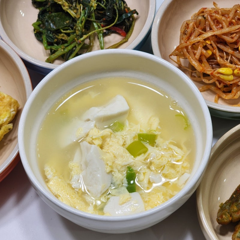 순두부 계란탕 레시피 두부 계란국 끓이는법 초간단 순두부 요리
