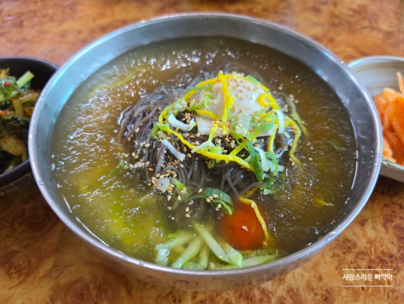 서산 부석사 냉면 맛집 부석냉면갈비 시원하고 깔끔한 야채 육수맛이 특별한 곳