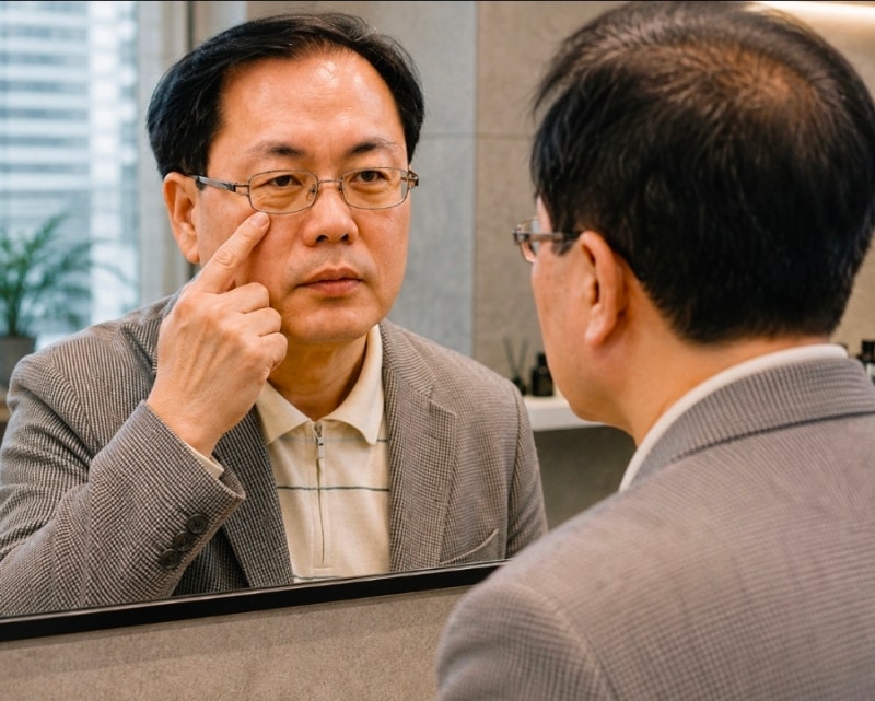2026년 62세 남성, 상안검·하안검 동시 상담 고민된다면? 강남 성형외과 3곳에서 수술범위·비....
