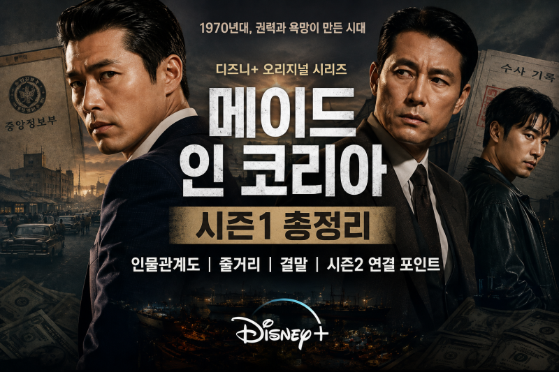 현빈 정우성 우도환 메이드 인 코리아 시즌1 총정리, 인물관계도부터 줄거리·결말까지