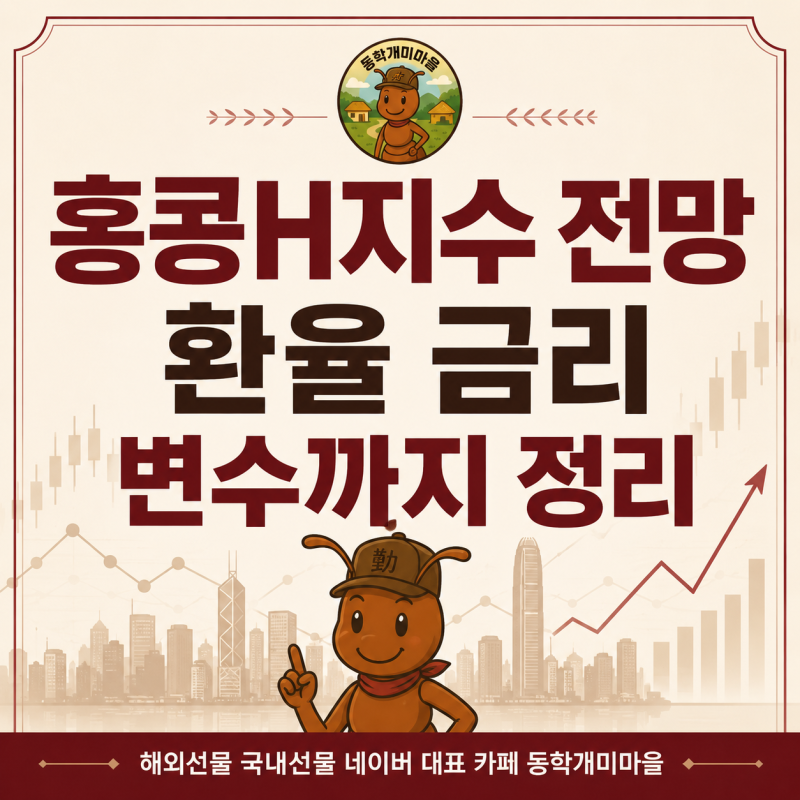 홍콩h지수 전망 환율 금리 변수까지 정리