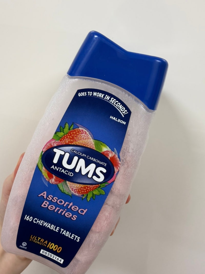 임산부 속쓰림 때문에 먹어본 텀스(TUMS)｜임신 중 제산제 후기