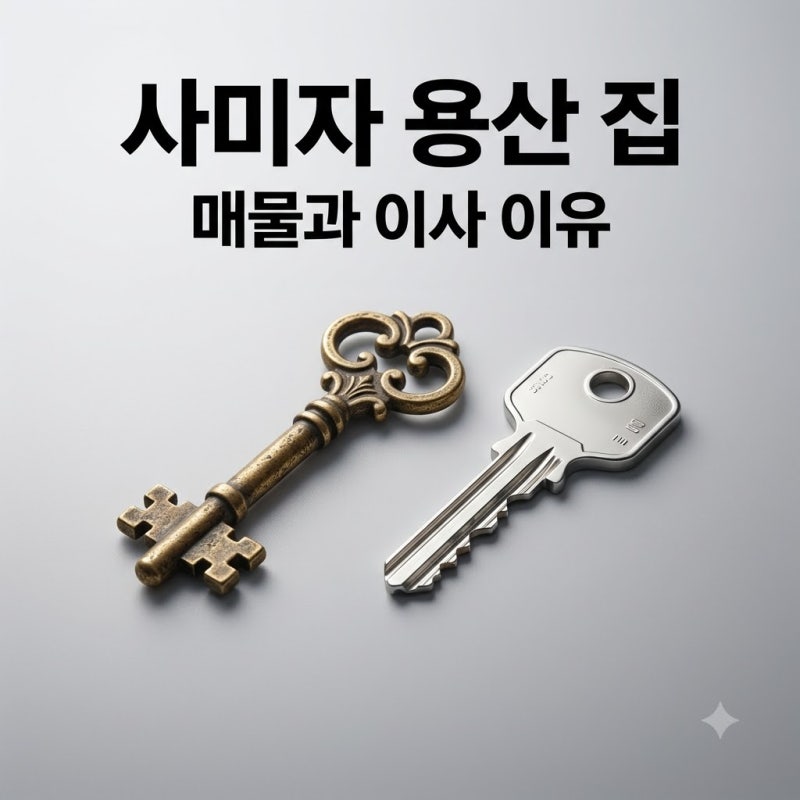 86세 사미자 용산 집 매물 정리 이사 이유와 새로운 보금자리 조건