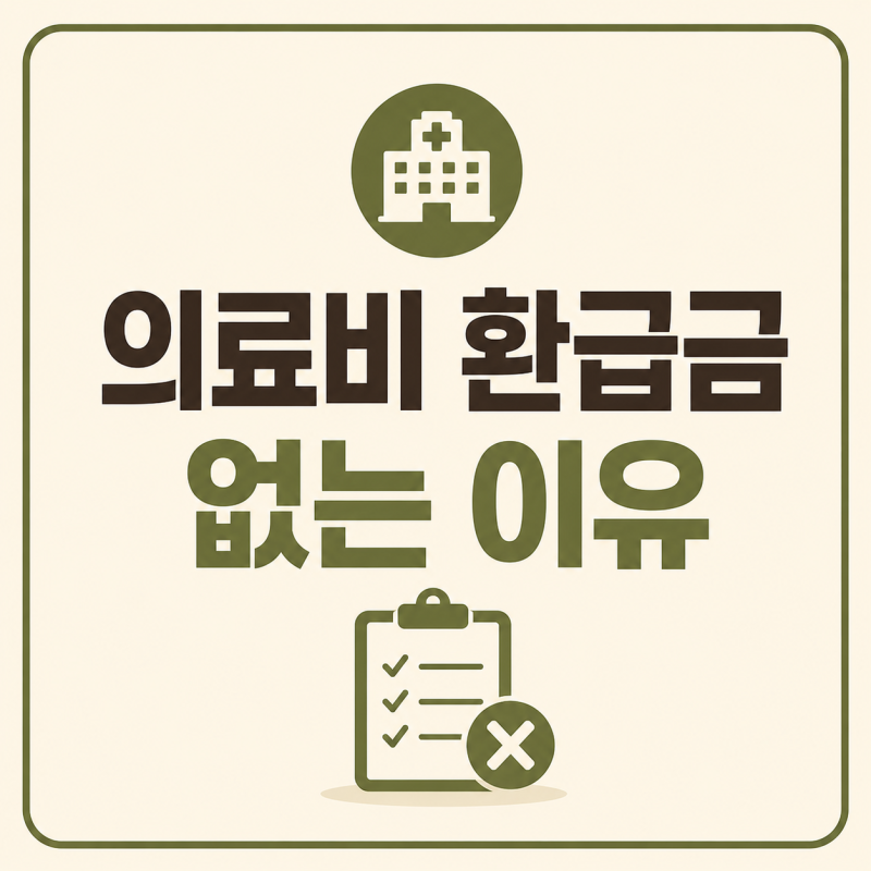 병원비 많이 냈는데 의료비 환급금 없는 이유｜본인부담상한제 제외 항목 확인하기 (2026 최....