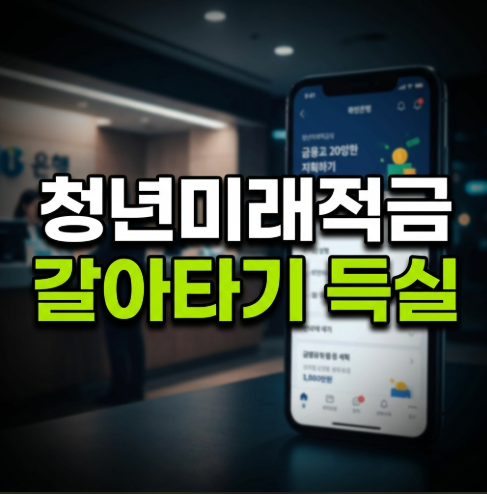 "기존 적금 깨고 갈아타면 손해?" 청년도약계좌 vs 청년미래적금 득실 완벽 비교