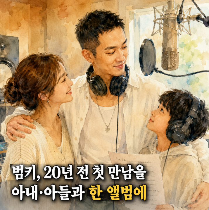 10년 만의 앨범에 아내·아들까지 부른 범키…20년 전 첫 만남을 다시 꺼낸 까닭