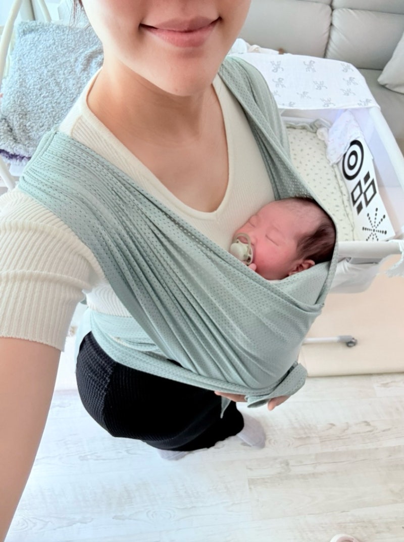 신생아 아기띠 추천 코니아기띠 메쉬 사용시기 언제까지 사용법