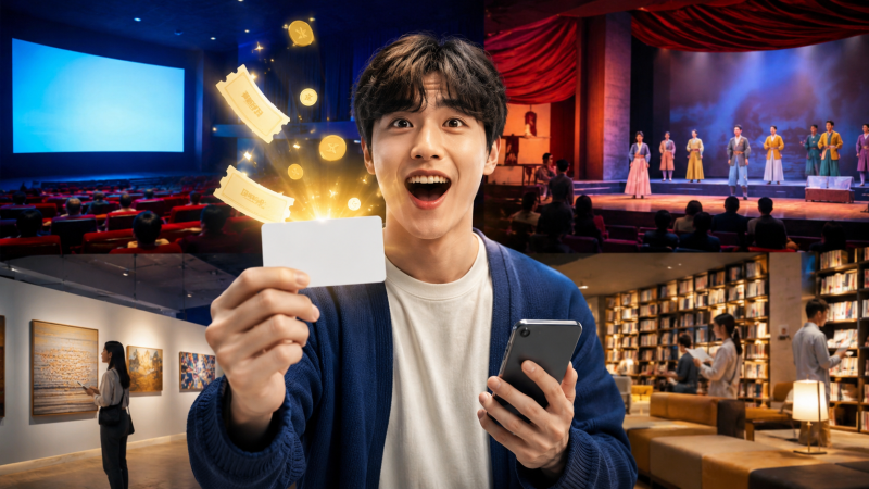 청년문화예술패스 총정리｜대상·금액·도서 사용법까지