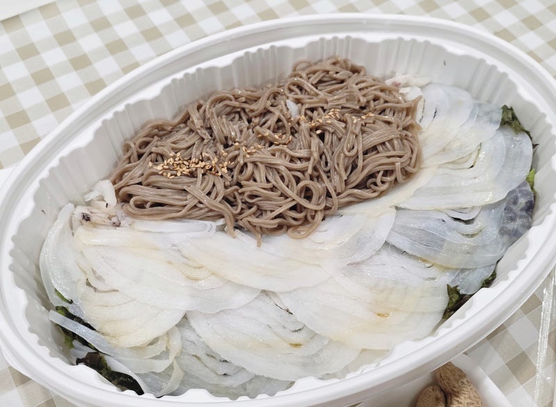 풍자 또간집 부산 세정 포장 후기 한치모밀쟁반 맛집 (포장 예약 방법)
