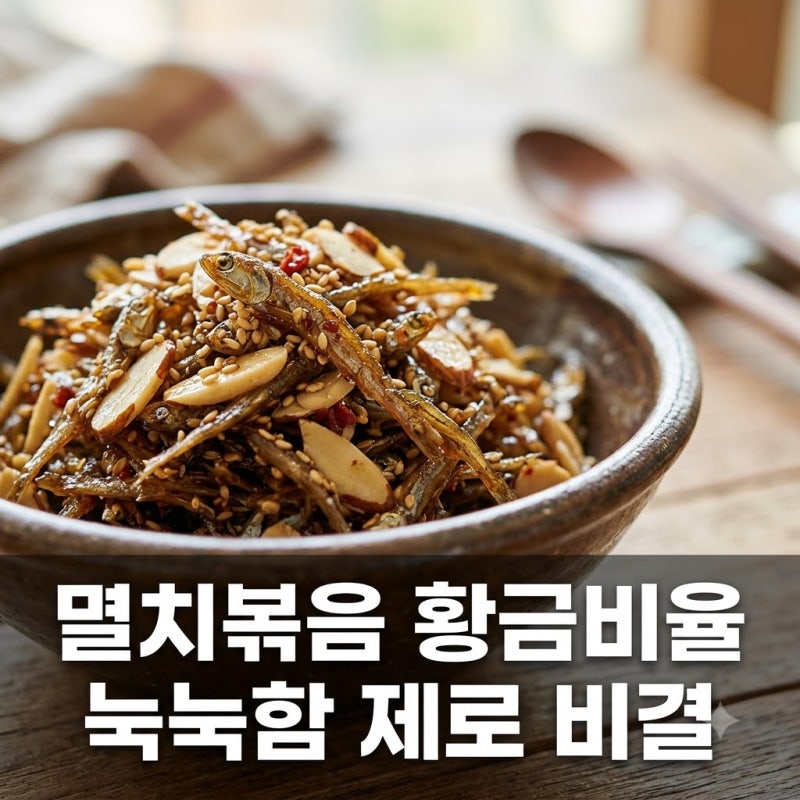 "평생 이것만 써요".. 눅눅함 1도 없는 멸치볶음 황금비율의 정체는?