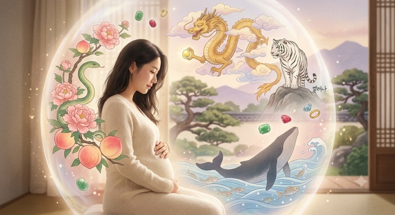 태몽으로 보는 아기 성향, 동물 / 과일 / 보석 / 물고기 태몽 꿈의 의미
