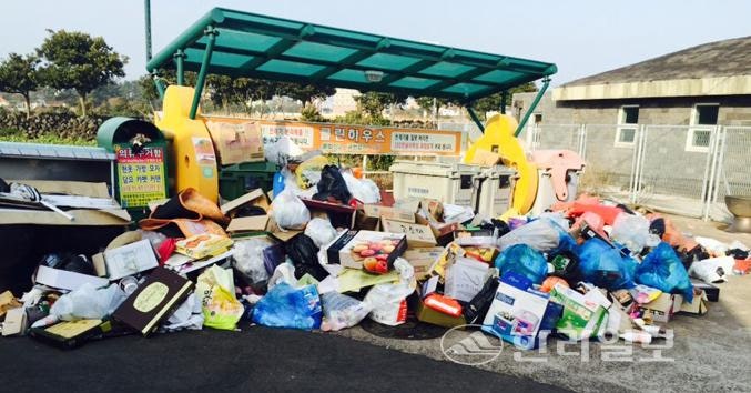 제주 재활용품 요일별 배출제 개선 시작부터 '삐거덕'