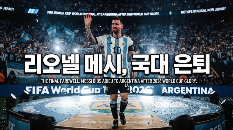 '축구의 신' 리오넬 메시 은퇴 왜? 207경기 125골 마침표