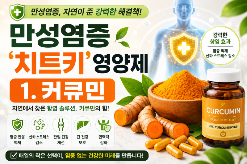 만성염증 '치트키' 영양제 1. 커큐민
