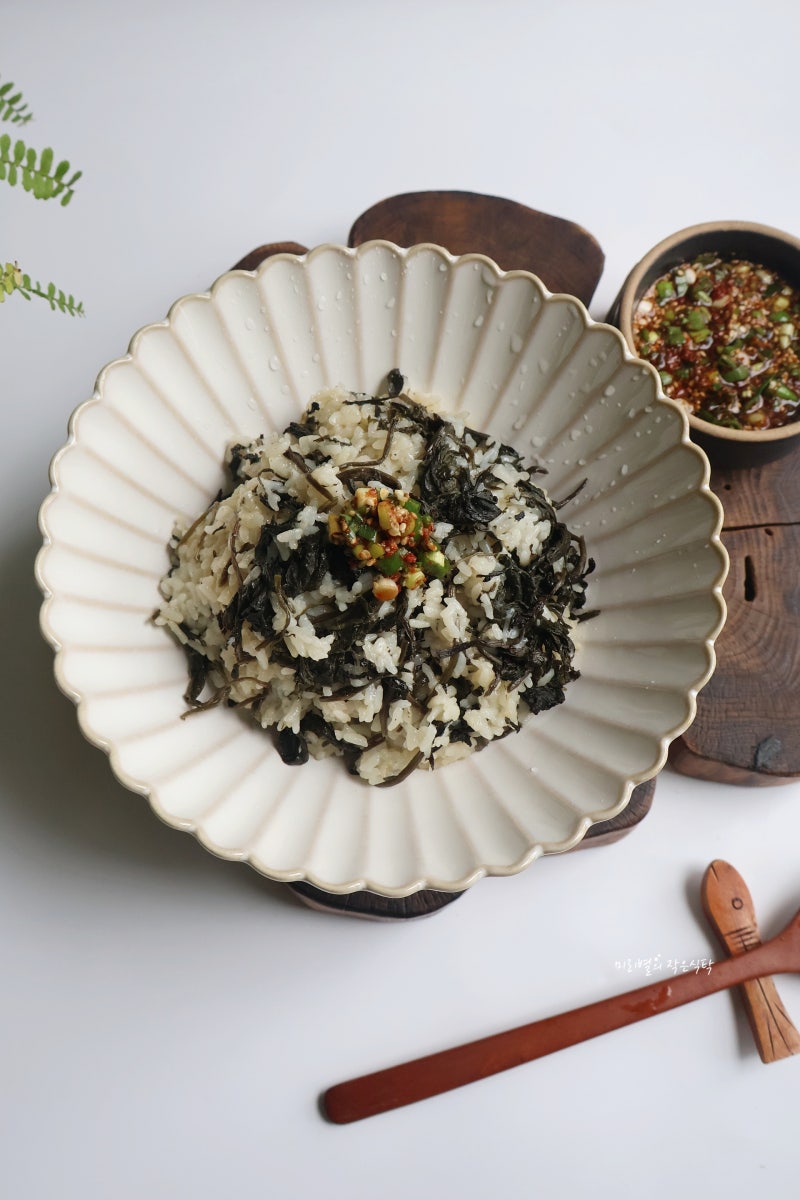 곤드레나물밥 만들기 양념장 곤드레밥 하는법 건곤드레 삶는법