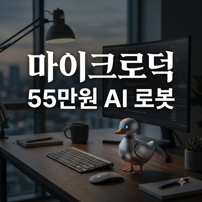 마이크로덕 55만원대 오픈소스 AI 로봇 스펙과 구매 총정리