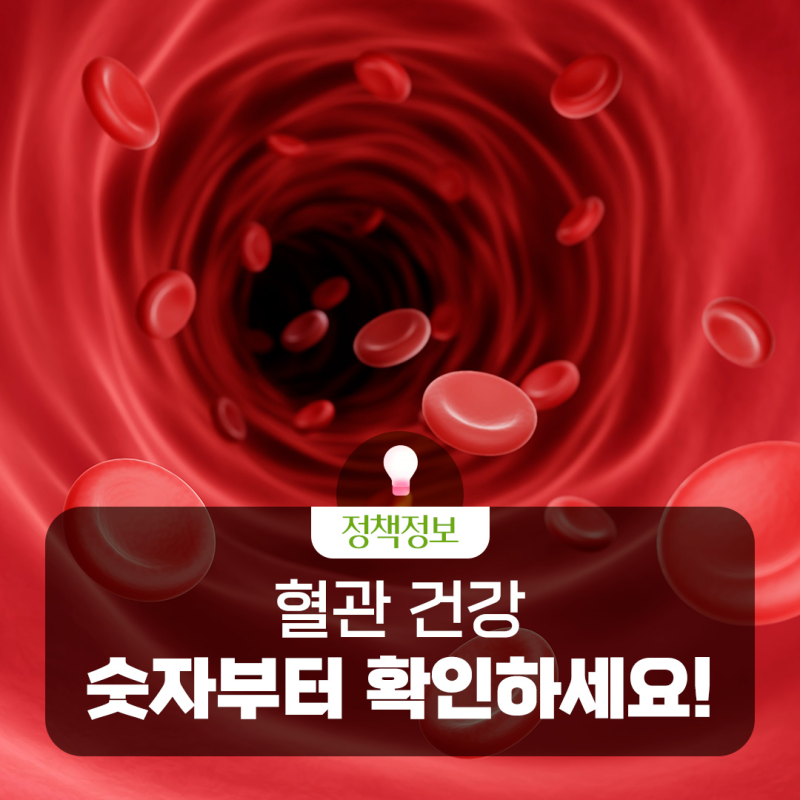 20대부터 혈압·혈당·콜레스테롤 확인!심뇌혈관질환 예방관리주간