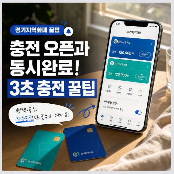 경기지역화폐 충전 시간 및 꿀팁 총정리 (평택사랑카드·용인와이페이 완벽 가이드)