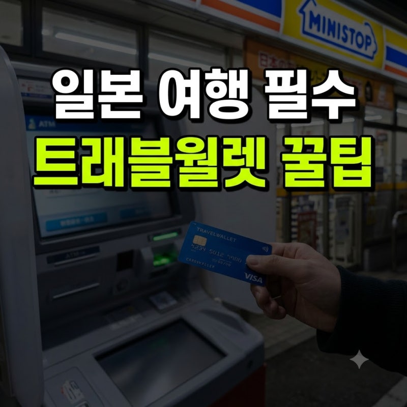 일본 트레블월렛 카드 발급 일본 ATM 환전 교통카드 총정리(+출금 환불 한도 사용법 추천 결제....
