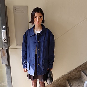 STYLING | 블루 워크 자켓 코디로 프렌치 시크 감성 코디하기!