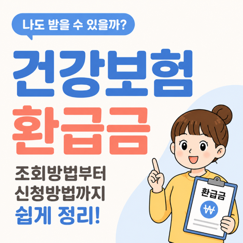 건강보험 환급금 조회방법, 나도 받을 돈 있을까? 신청방법까지 쉽게 정리