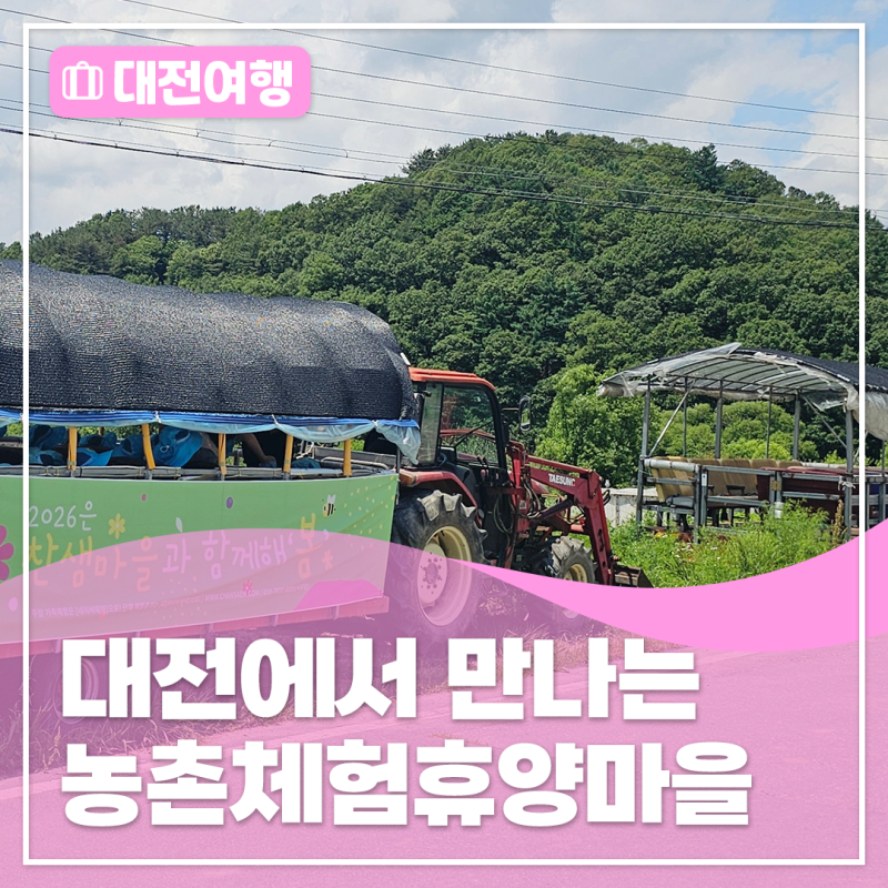 도심에서 잠시 벗어나볼까? 대전에서 만나는 4곳